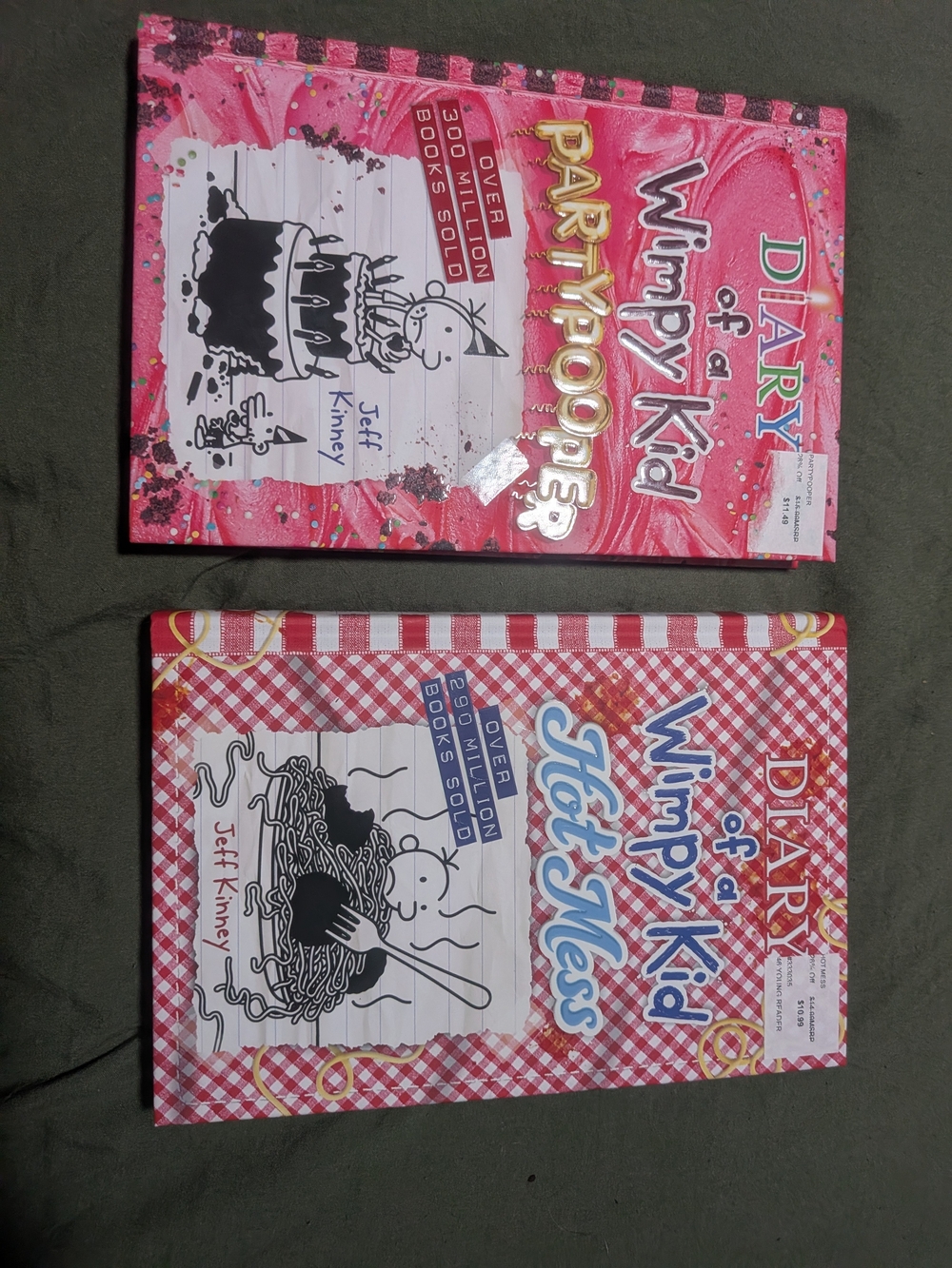 Diary of a Wimpy Kid Books Set by Jeff Kinney 2 Hardcover Books #19 & 20